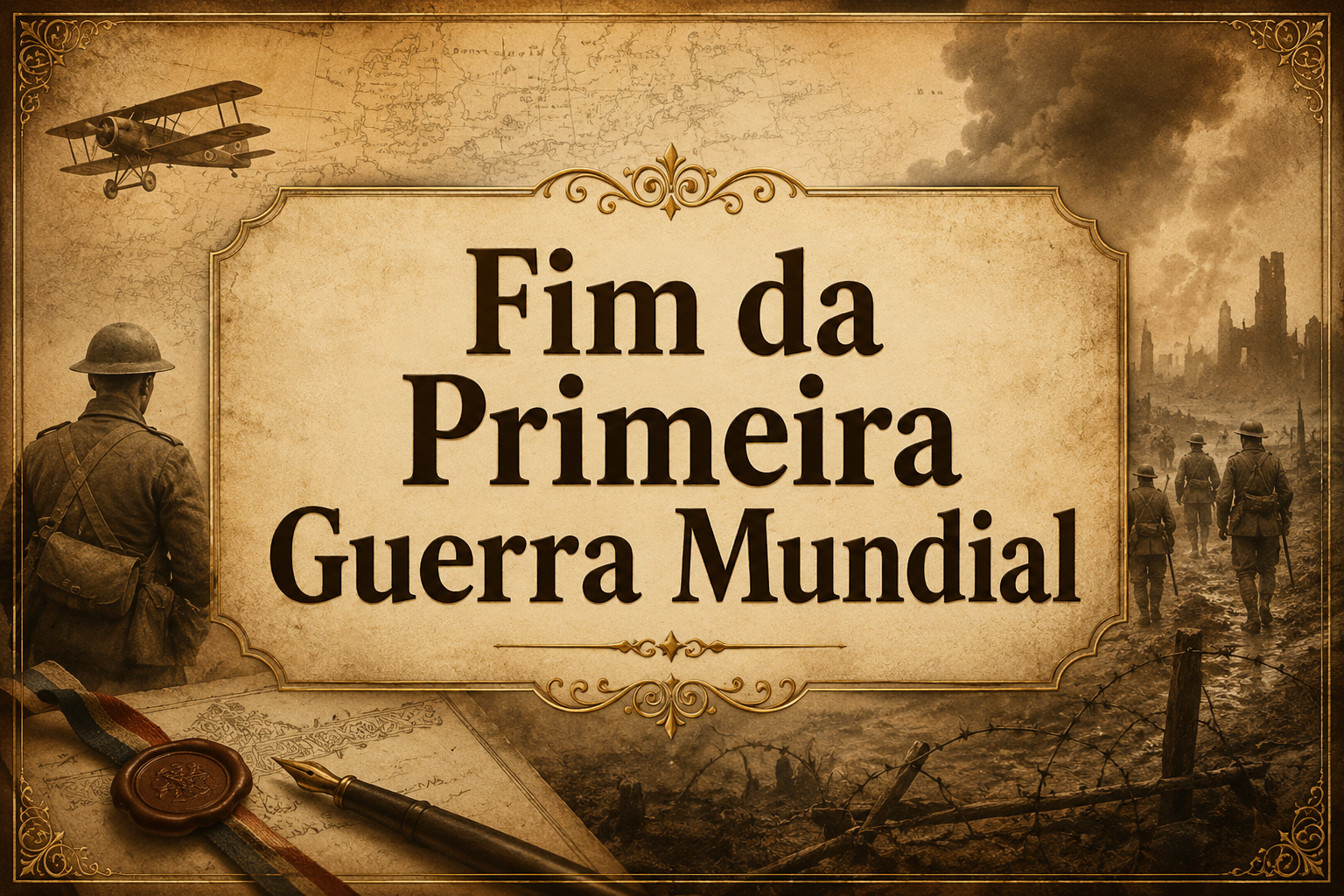 Qual tratado encerrou a Primeira Guerra Mundial?